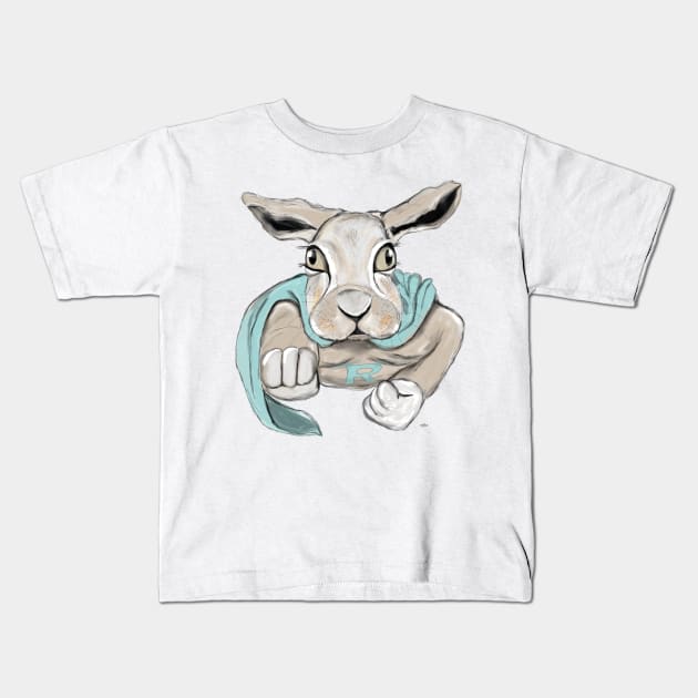 super rabbit Kids T-Shirt by msmart